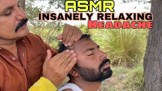 Asmr || insanely relaxing Asmr head massage || sleep sounds and tingles || how to relieve headache