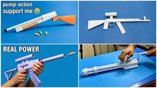 How to Make Paper ak-47,Shotgun,Machine Gun & ak-style rifle | Easy Diy Paper Crafts