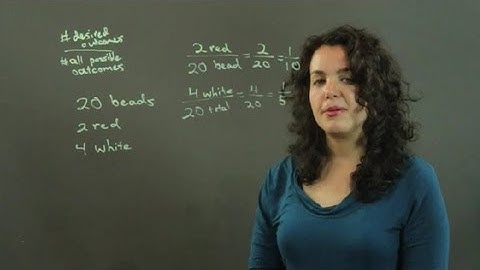 How to Find the Probability Using Words & Fractions : Trigonometry, Statistics & More