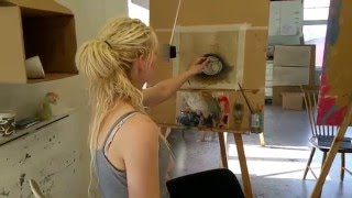 Technical Art History: Using camera lucidas in painting class. screenshot 1