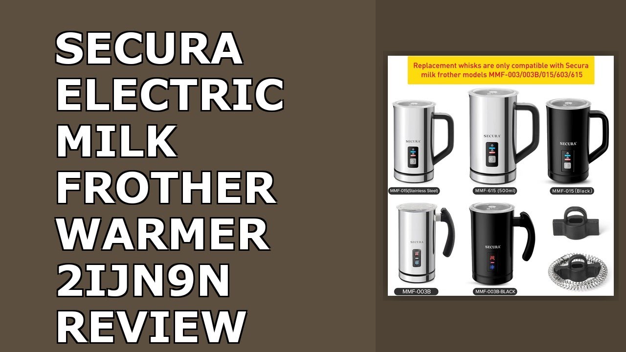 Secura Electric Milk Frother and Warmer Replacement Whisk Set Only for Models MMF-003/003B/ Review