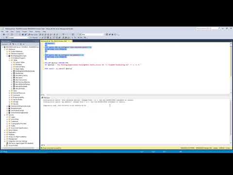 Bulk Copy Program (BCP) tutorial Microsoft SQL Server Management Studio CIT 326 BYUI
