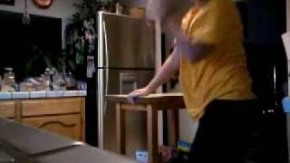 idiot headbutting table