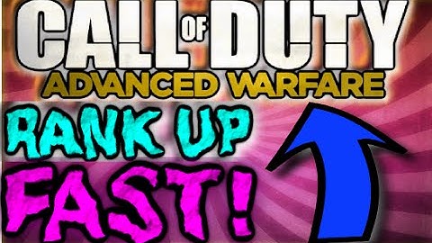 COD Advanced Warfare How To Rank Up FAST Best Ways Earn XP Level Up Prestige Quick/Easy Multiplayer