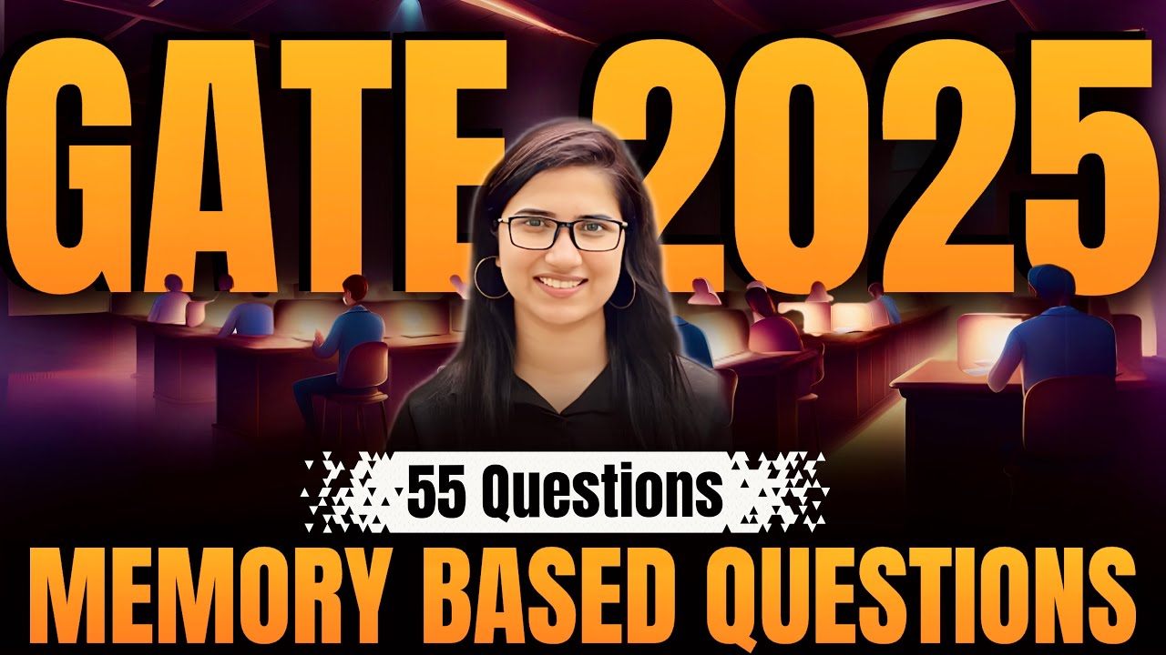 GATE 2025 Chemistry Paper Solutions | Memory Based Questions|Answer Key ...