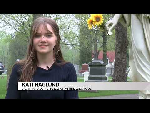 Charles City middle schoolers bring new chapter to Riverside Cemetery