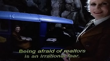 Aunt Josephine screaming at realtors in Lemony Snicket