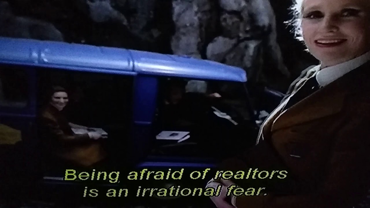 Aunt Josephine screaming at realtors in Lemony Snicket's A Series of Unfortunate Events film