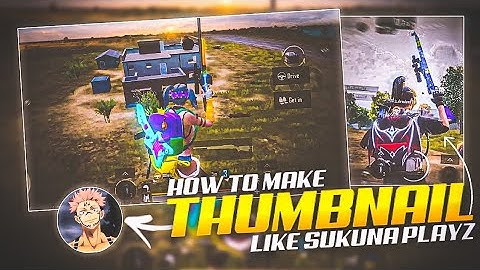 How to make thumbnail like sukuna playz | sukuna playz thumbnail tutorial | op killer yt