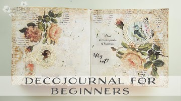 Vintage Victorian Style DecoJournal Tutorial for Beginners #7♡ Maremi