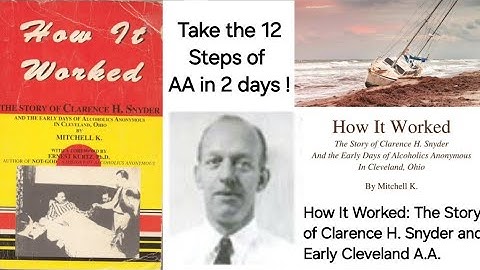 Clarence Snyder, Taking the 12 steps in 2 days !
