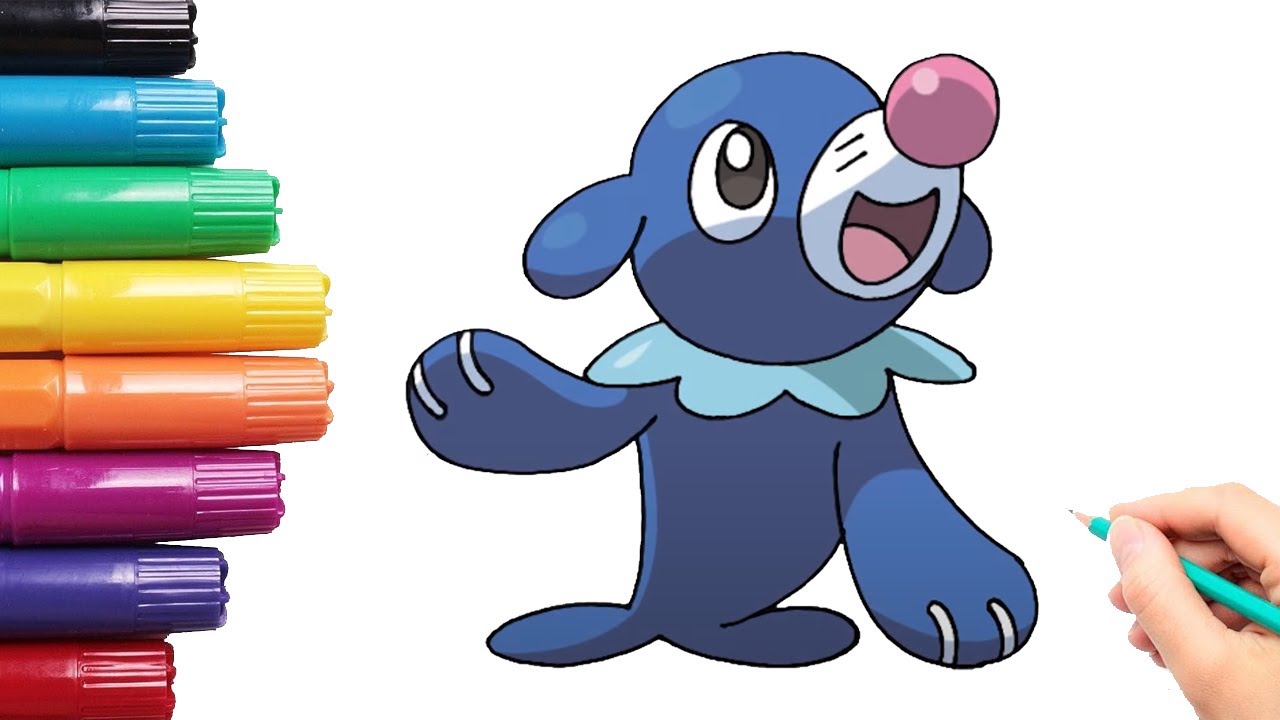 How to Draw Popplio | Pokemon - YouTube