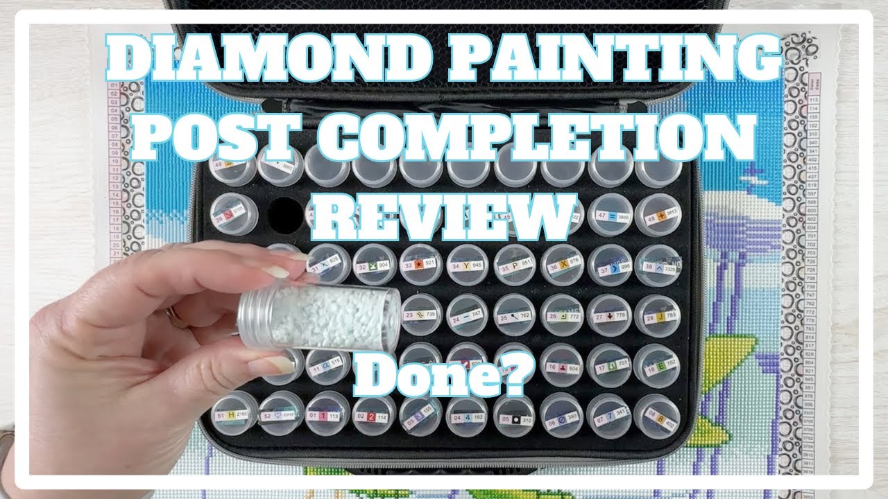 Quick, Fun, and So Nostalgic!! | Diamond Painting Post Completion Review