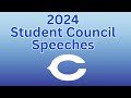 2024 student council speeches
