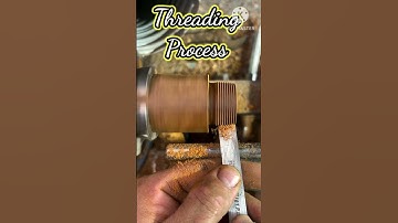 Threading process wooden lathe machine wood threading process #threading #lathe #shorts #short
