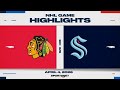 NHL Highlights | Blackhawks vs. Kraken- April 4, 2026
