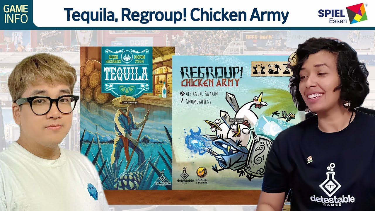 Tequila, Regroup! Chicken Army Detestable Games  | Spiel Essen 2023
