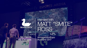 Interview with Matt "Smite" Ross at Logitech eSports Arena - Auckgeddon 2017