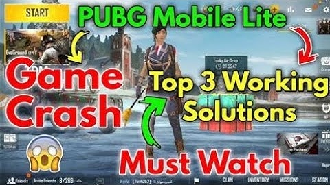 😘Pubg Lite 0.25.0 Crash Problem Solve | Top 3 Working Solution 🔥 😱😱 #pubglite