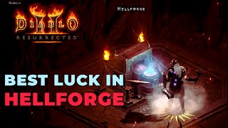 Diablo 2 Resurrected - Special kind of Luck in Hellforge!