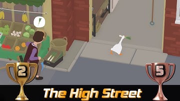Untitled Goose Game (PS4) – Platinum Walkthrough Part 2 (The High Street)