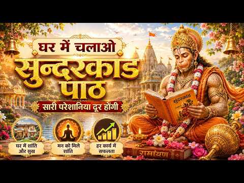 घर में चलाएं सुंदरकांड पाठ, हर संकट होगा दूर | 🙏 Powerful Sunderkand Path 2026 | Balaji Path