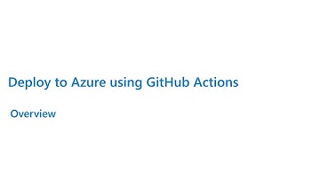 Deploy to Azure using GitHub Actions