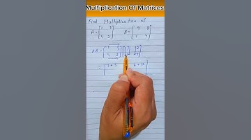 Multiplication of Matrices  #ytshorts #youtubeshorts #shorts #matrices #maths
