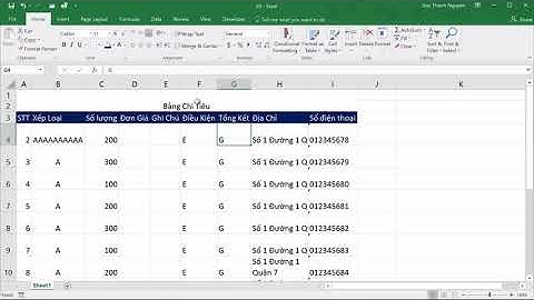 HỌC EXCEL TỔNG QUÁT TRỰC TUYẾN - Bài 27 - Chức năng trộn ô - Merge Cells