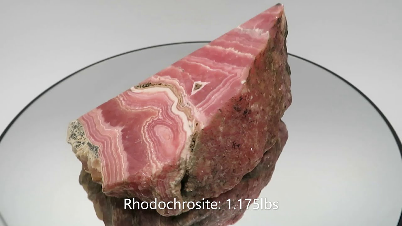 A1 Gem & Crystal - AWESOME Pink Rhodochrosite Geode Crystal 1.178lbs unique rocks and minerals