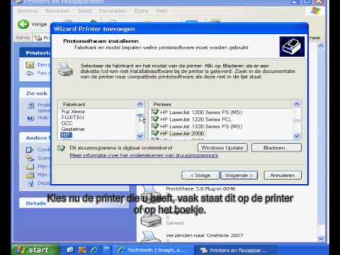 Video: Hoe sluit ik een draadloze printer aan op Windows Vista?