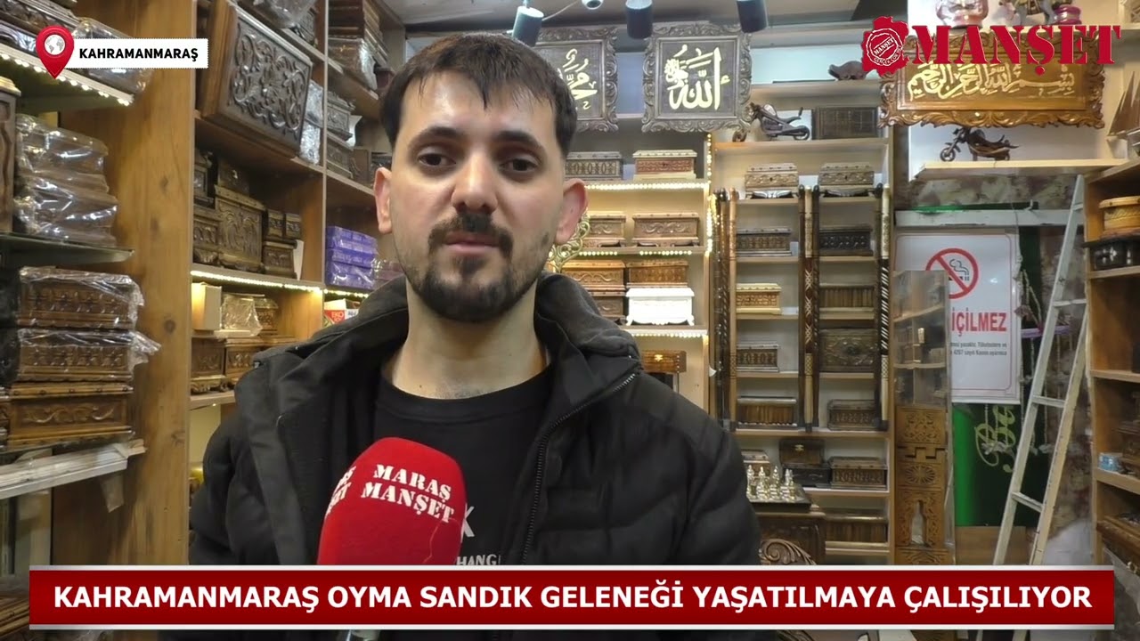 Kahramanmaraş oyma sandık geleneği yaşatılmaya çalışılıyor