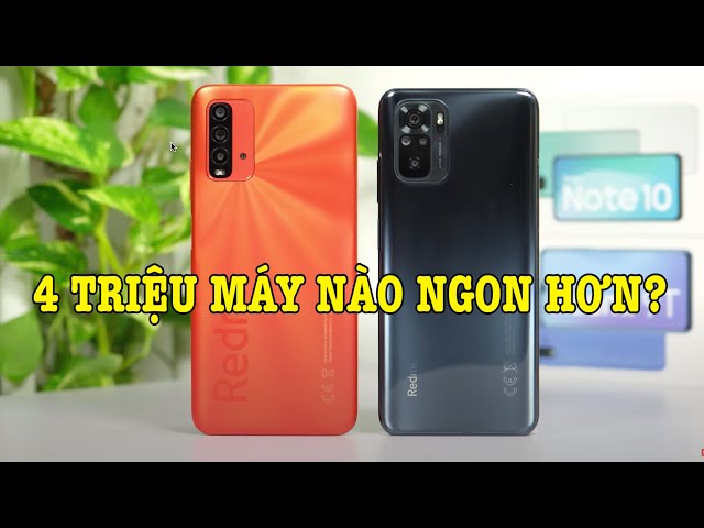 So sánh Redmi Note 10 vs Redmi 9T : 4 TRIỆU mua điện thoại gì?