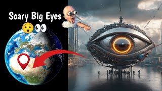 😱OMG! Big Scary Eyes 👀 Found On Google Earth And Google Map 🌏 #viral #earth #video #earthjunction5 #