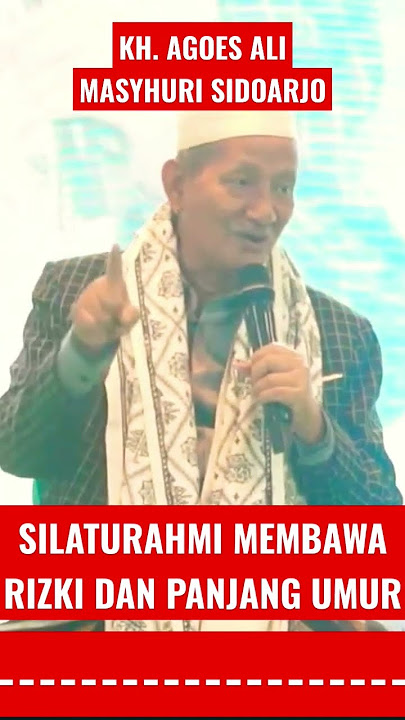 KH. AGOES ALI MASYHURI TULANGAN SIDOARJO