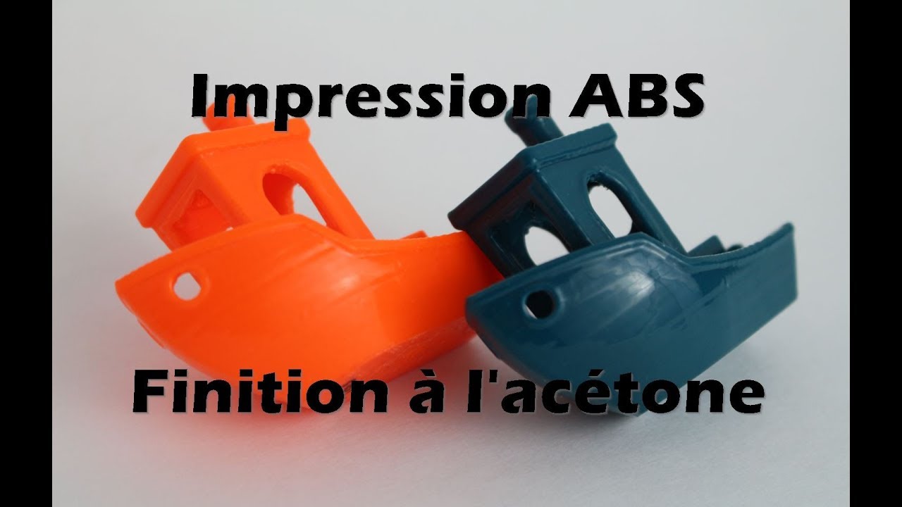 Impression 3D Finition de l'ABS à l'acétone YouTube