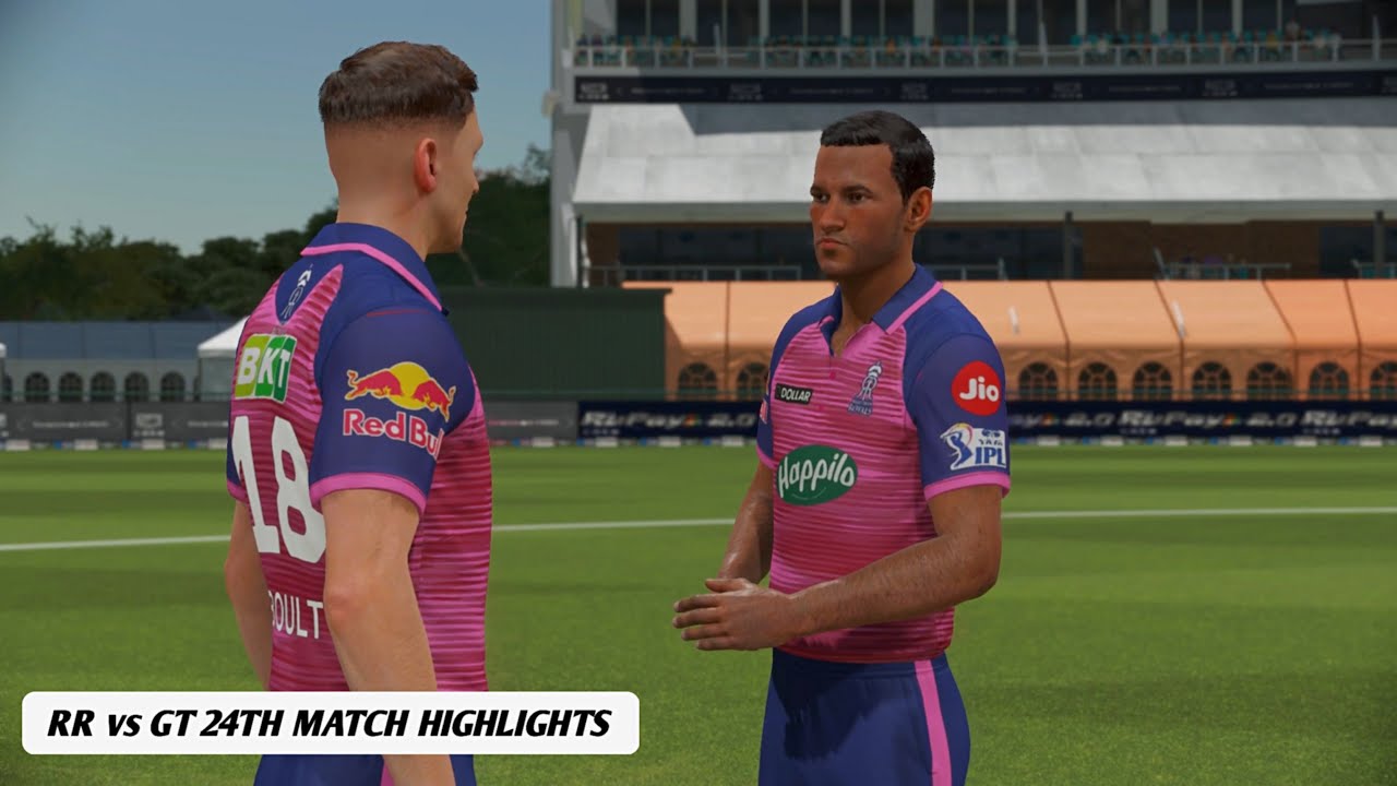 RR vs GT 24th Match IPL 2022 Highlights Cricket 22 - Mr 360 Gaming