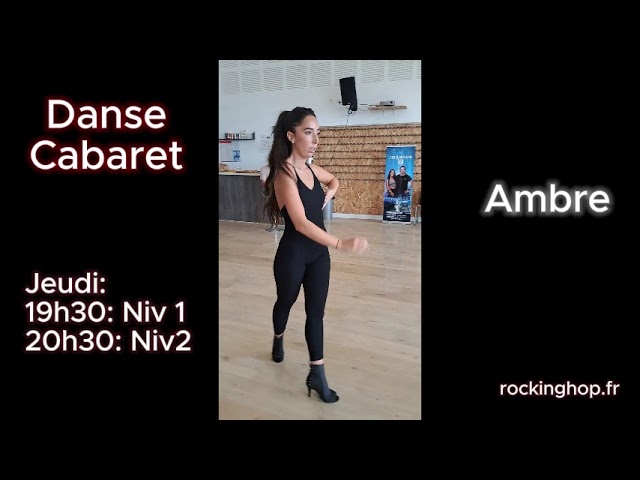 Watch Ambre, cours de danse Cabaret 2025 2026 à Rocking'hop, Pélissanne on YouTube.