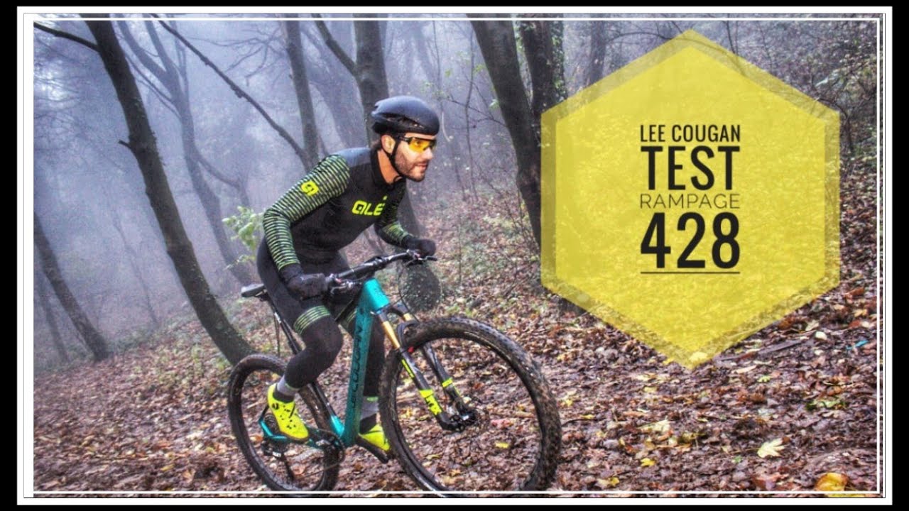 TEST LEE COUGAN RAMPAGE 428 AIR 2020 mtb hardtail front suspension - YouTube