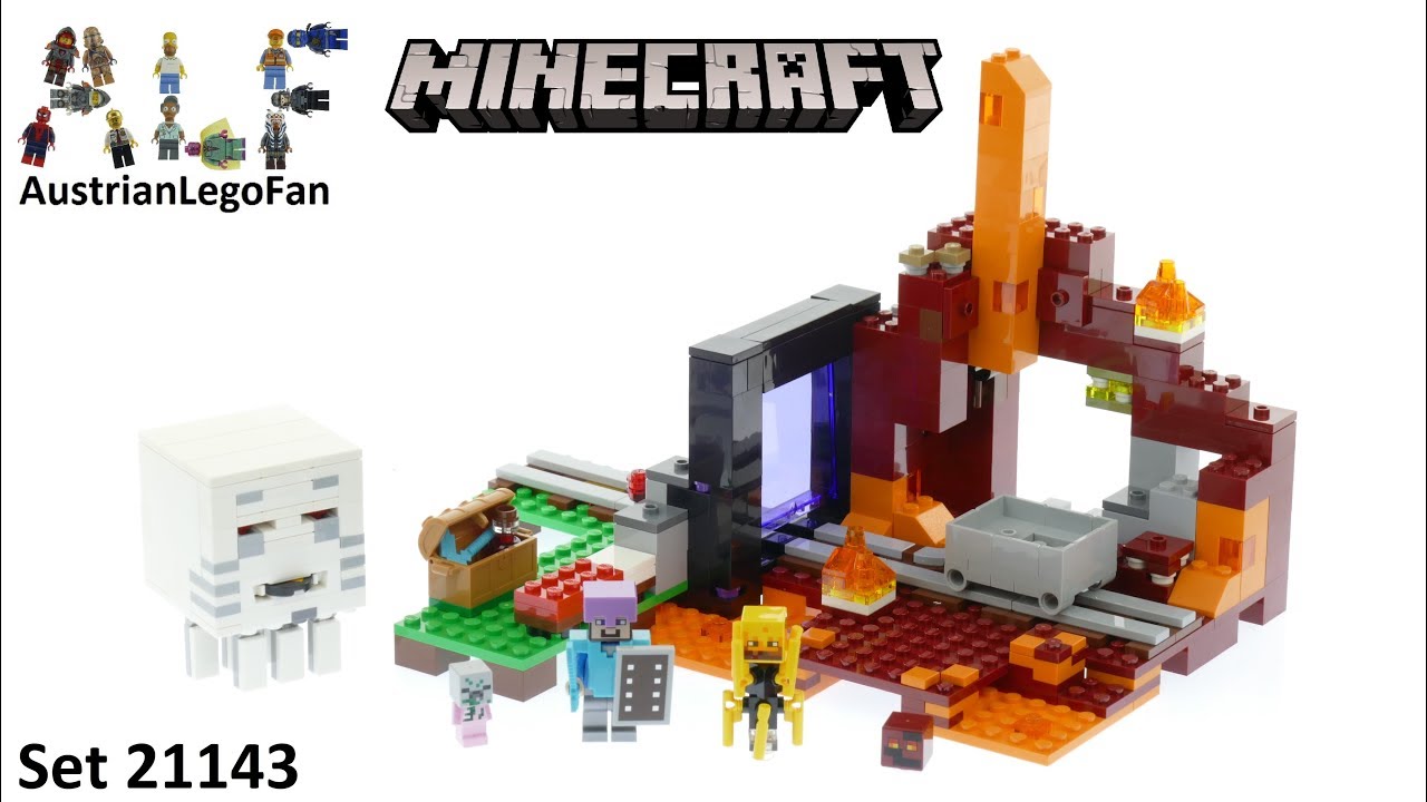 lego minecraft the nether portal