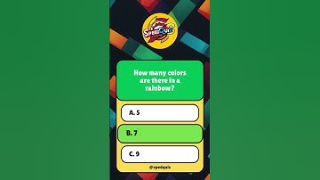 How Many Colors Are There in a Rainbow? 🌈✨