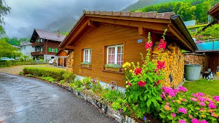 The magical Swiss village Oberried after fresh summer rain ?? Switzerland 4K