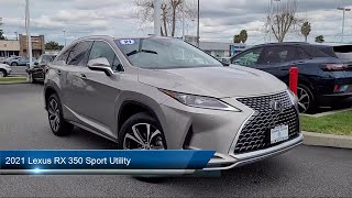 2021 Lexus RX 350 Sport Utility San Jose  Sunnyvale  Hayward  Redwood City  Cupertino