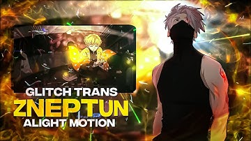 Glitch Transition Like @neptunedits | Alight Motion Tutorial 💙
