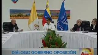 Declaraciones del Monseñor Celli en primera mesa de dialogo oposición - gobierno venezolano