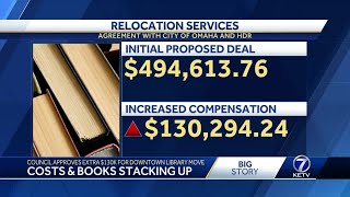 Omaha City Council approves extra funds for downtown library move