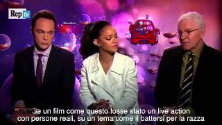 Rihanna, Jim Parsons, Steve Martin 'Home' Interview Repubblica Tv