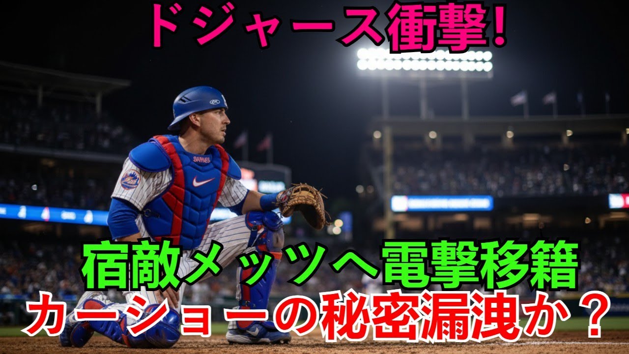 オースティン・バーンズがメッツへ電撃移籍！「ドジャース11年目の忠誠を裏切った」元正捕手が宿敵に寝返り…ファン激怒「カーショーの秘密を漏らす気か!?」3連覇を脅かす最大の衝撃とは！？