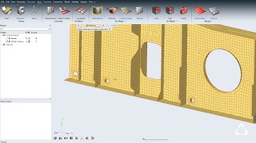 Midsurfacing and Meshing in HyperWorks X