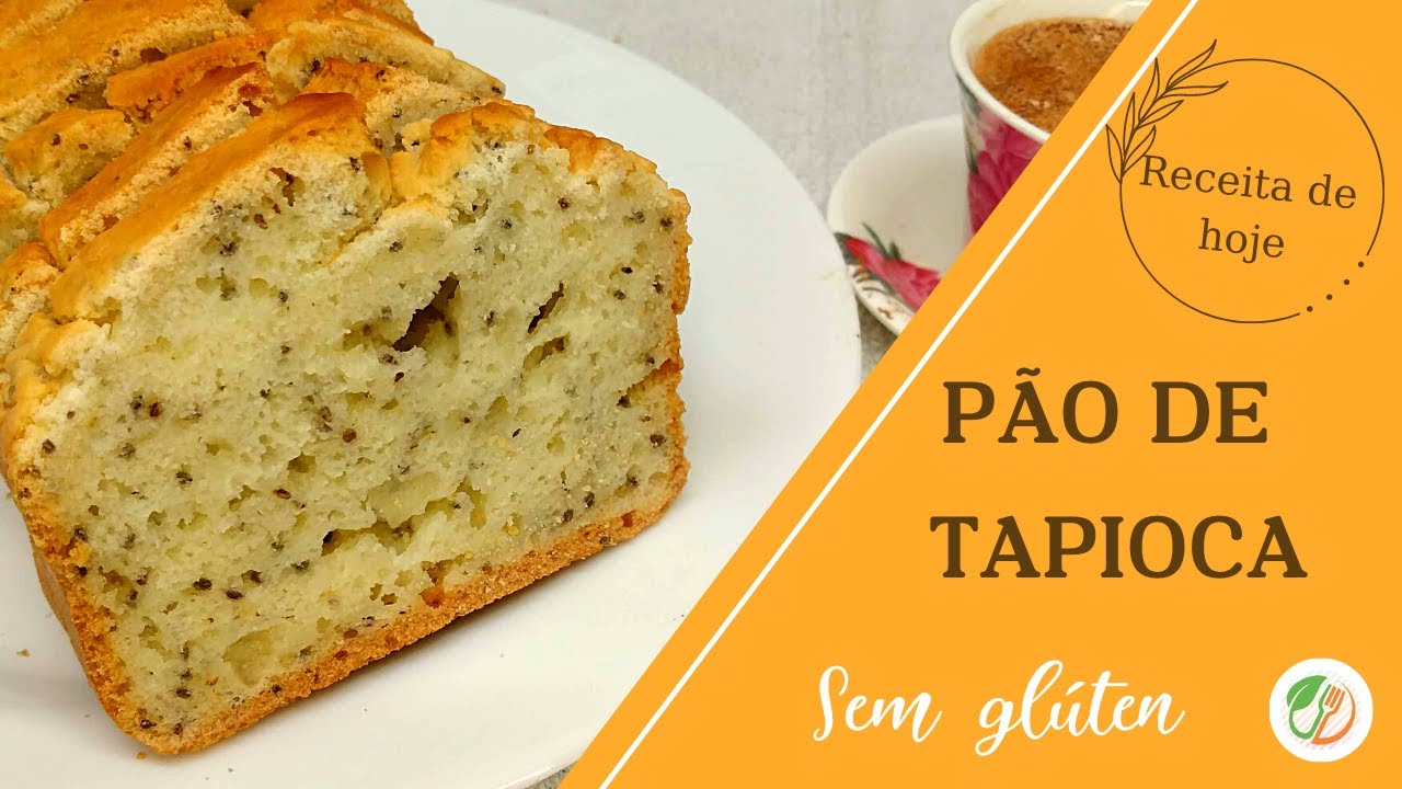 Pão Tapioca Pão de tapioca rápido e fácil, sem glúten, sem trigo, sem leite, sem ...